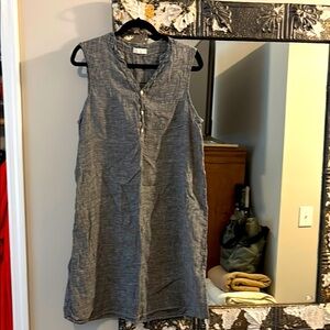 CP Shades Sleeveless Gray Dress